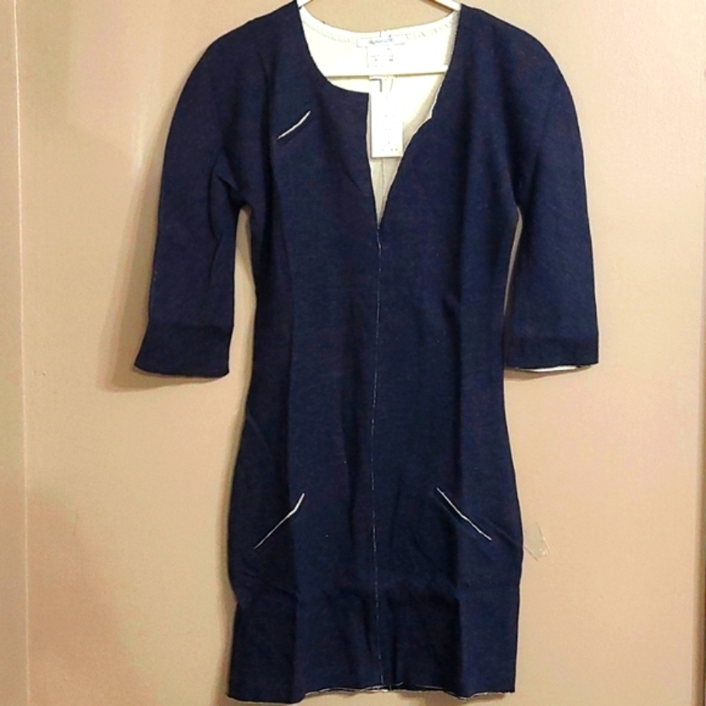 Humanoid Wool Dress with pockets still sewn